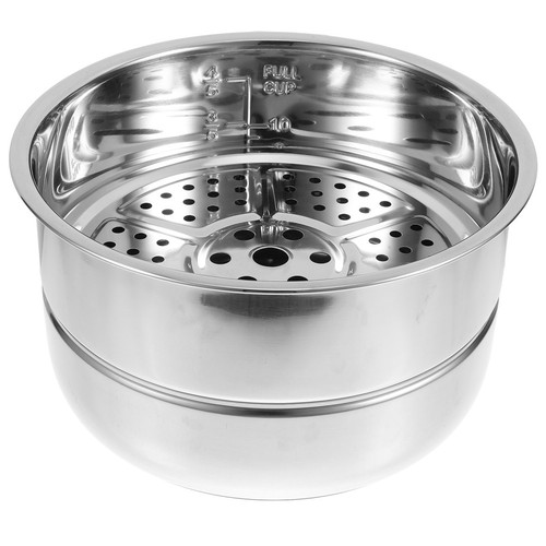Silver reusable rice cooker - silver,
